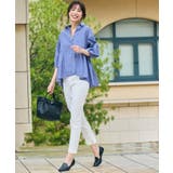 ハイストレッチスティックパンツ【洗濯機OK/透け防止/接触冷感】 | OPAQUE.CLIP | 詳細画像1 