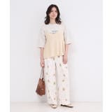 ニットペプラムキャミソール【洗濯機OK】 | OPAQUE.CLIP | 詳細画像2 