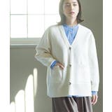 Vネックミドルニットカーディガン【洗濯機OK】 | OPAQUE.CLIP | 詳細画像21