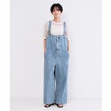 デニムサロペット【洗濯機ＯＫ】 | OPAQUE.CLIP | 詳細画像9 