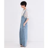 デニムサロペット【洗濯機ＯＫ】 | OPAQUE.CLIP | 詳細画像10 