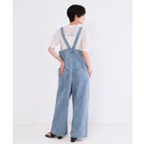 デニムサロペット【洗濯機ＯＫ】 | OPAQUE.CLIP | 詳細画像11 