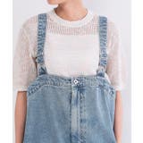 デニムサロペット【洗濯機ＯＫ】 | OPAQUE.CLIP | 詳細画像12 