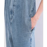 デニムサロペット【洗濯機ＯＫ】 | OPAQUE.CLIP | 詳細画像14 