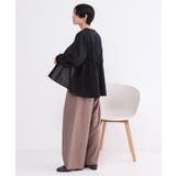 ブラウス風Vネックカーディガン【洗濯機OK】 | OPAQUE.CLIP | 詳細画像34