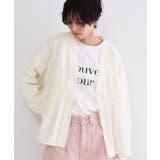 ブラウス風Vネックカーディガン【洗濯機OK】 | OPAQUE.CLIP | 詳細画像22