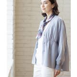 ブラウス風Vネックカーディガン【洗濯機OK】 | OPAQUE.CLIP | 詳細画像19