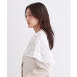 刺繍レースケープ【洗濯機OK】 | OPAQUE.CLIP | 詳細画像13 