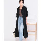 ウエストタック フレアワンピース【洗濯機OK／イージーアイロン】 | OPAQUE.CLIP | 詳細画像9 