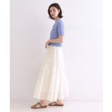 ブークレ半袖ニットカーディガン【洗濯機OK】 | OPAQUE.CLIP | 詳細画像12