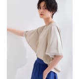 袖口レースフレアスリーブカットソー【洗濯機OK】 | OPAQUE.CLIP | 詳細画像5
