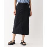 オーガニックコットン混 ベイカースカート【洗濯機洗い可/ストレッチ】 | OPAQUE.CLIP | 詳細画像3