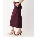 オーガニックコットン混 ベイカースカート【洗濯機洗い可/ストレッチ】 | OPAQUE.CLIP | 詳細画像18