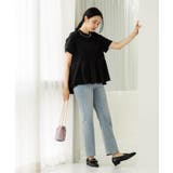 ストレッチセミフレアデニム【洗濯機洗い可】《SS-LLサイズ》 | OPAQUE.CLIP | 詳細画像5 