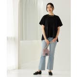 ストレッチセミフレアデニム【洗濯機洗い可】《SS-LLサイズ》 | OPAQUE.CLIP | 詳細画像6 