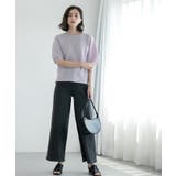 ストレッチバギーデニム【洗濯機洗い可】《SS~LL》 | OPAQUE.CLIP | 詳細画像23