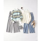 ストレッチバギーデニム【洗濯機洗い可】《SS~LL》 | OPAQUE.CLIP | 詳細画像72