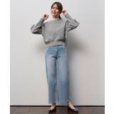 ストレッチバギーデニム【洗濯機洗い可】《SS~LL》 | OPAQUE.CLIP | 詳細画像20