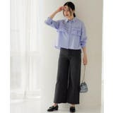 ストレッチバギーデニム【洗濯機洗い可】《SS~LL》 | OPAQUE.CLIP | 詳細画像1