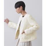 撥水キルティングノーカラージャケット【洗濯機洗い可】 | OPAQUE.CLIP | 詳細画像21