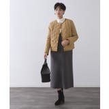 撥水キルティングノーカラージャケット【洗濯機洗い可】 | OPAQUE.CLIP | 詳細画像34