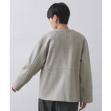 ウールライクメルトンノーカラーコート【洗濯機洗い可】 | OPAQUE.CLIP | 詳細画像58 