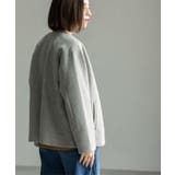 ウールライクメルトンノーカラーコート【洗濯機洗い可】 | OPAQUE.CLIP | 詳細画像10 