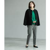 ウールライクメルトンノーカラーコート【洗濯機洗い可】 | OPAQUE.CLIP | 詳細画像18 