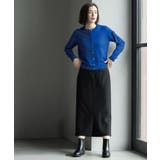 ウールライクタイトスカート【洗濯機洗い可】《8col》 | OPAQUE.CLIP | 詳細画像24 