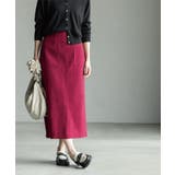 ボルドー(064) | ウールライクタイトスカート【洗濯機洗い可】《8col》 | OPAQUE.CLIP