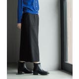 ブラック(819) | ウールライクタイトスカート【洗濯機洗い可】《8col》 | OPAQUE.CLIP