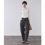 シアーハイネックトップス【洗濯機OK】 | OPAQUE.CLIP | 詳細画像3 