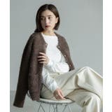 シャギーミドルカーディガン【洗濯機OK】《6col》 | OPAQUE.CLIP | 詳細画像5