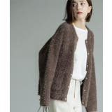 シャギーミドルカーディガン【洗濯機OK】《6col》 | OPAQUE.CLIP | 詳細画像6