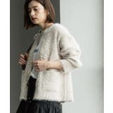 シャギーミドルカーディガン【洗濯機OK】《6col》 | OPAQUE.CLIP | 詳細画像12