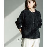 ブラック(019) | シャギーミドルカーディガン【洗濯機OK】《6col》 | OPAQUE.CLIP