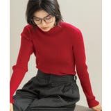 ハイネックリブニット【洗濯機OK】《6col》 | OPAQUE.CLIP | 詳細画像18