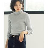 ハイネックリブニット【洗濯機OK】《6col》 | OPAQUE.CLIP | 詳細画像25