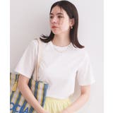 ホワイト(001) | ベーシックTシャツ/オーガニックコットン混【洗濯機OK】 | OPAQUE.CLIP