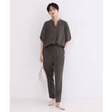 美脚イージーテーパードパンツ【洗濯機OK 防シワ加工 ストレッチ】《SS～LL | OPAQUE.CLIP | 詳細画像30 