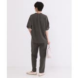 美脚イージーテーパードパンツ【洗濯機OK 防シワ加工 ストレッチ】《SS～LL | OPAQUE.CLIP | 詳細画像31 