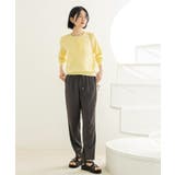 美脚イージーテーパードパンツ【洗濯機OK 防シワ加工 ストレッチ】《SS～LL | OPAQUE.CLIP | 詳細画像7 