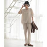 美脚イージーテーパードパンツ【洗濯機OK 防シワ加工 ストレッチ】《SS～LL | OPAQUE.CLIP | 詳細画像12 