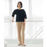 美脚イージーテーパードパンツ【洗濯機OK 防シワ加工 ストレッチ】《SS～LL | OPAQUE.CLIP | 詳細画像23 