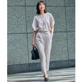 美脚イージーテーパードパンツ【洗濯機OK 防シワ加工 ストレッチ】《SS～LL | OPAQUE.CLIP | 詳細画像9 