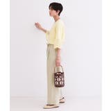 美脚イージーワイドパンツ【洗濯機OK 防シワ加工 ストレッチ】《SS～LL | OPAQUE.CLIP | 詳細画像45 