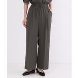 美脚イージーワイドパンツ【洗濯機OK 防シワ加工 ストレッチ】《SS～LL | OPAQUE.CLIP | 詳細画像57 