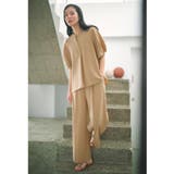 美脚イージーワイドパンツ【洗濯機OK 防シワ加工 ストレッチ】《SS～LL | OPAQUE.CLIP | 詳細画像4 