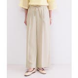 美脚イージーワイドパンツ【洗濯機OK 防シワ加工 ストレッチ】《SS～LL | OPAQUE.CLIP | 詳細画像42 