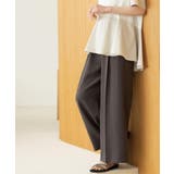 美脚イージーワイドパンツ【洗濯機OK 防シワ加工 ストレッチ】《SS～LL | OPAQUE.CLIP | 詳細画像9 